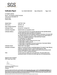 usbtrayhub-sgs-rohs-verification-report
